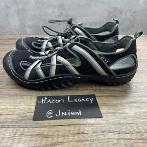 J-41 Jeep~Women's~”Sea Breeze”~ Black Slip-On Water Hiking Sandals~Size 8M